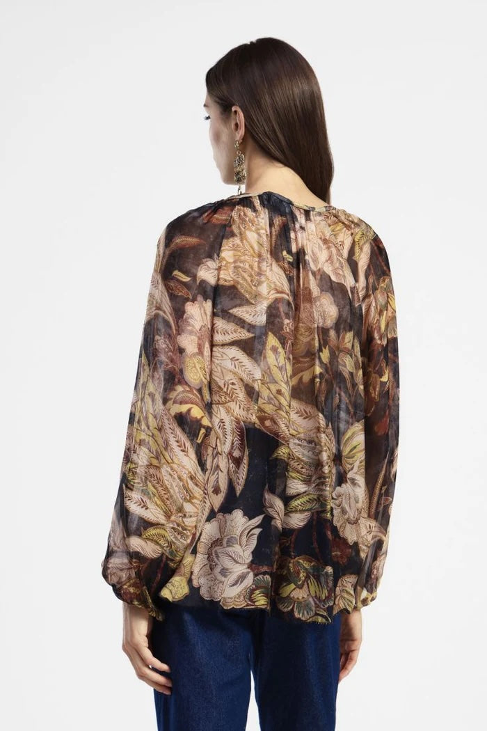 Dixie - Autumn Print Floral Blouse