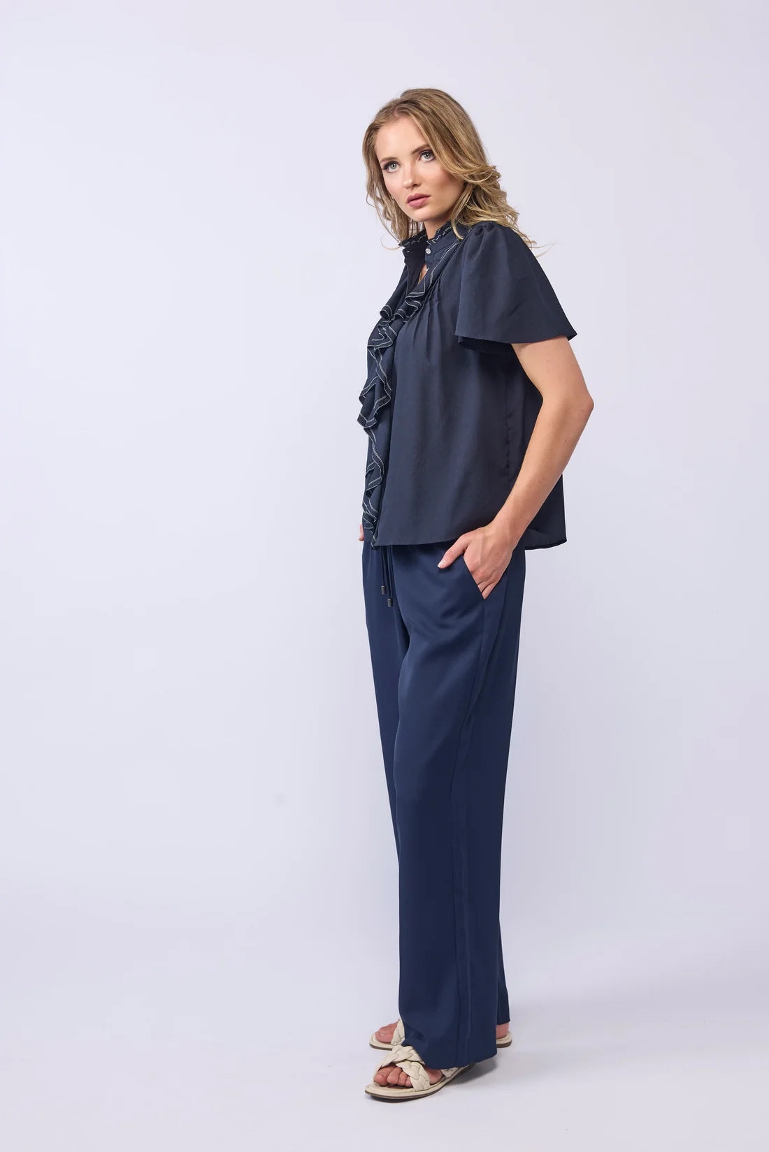 Cassie Blouse - Ink