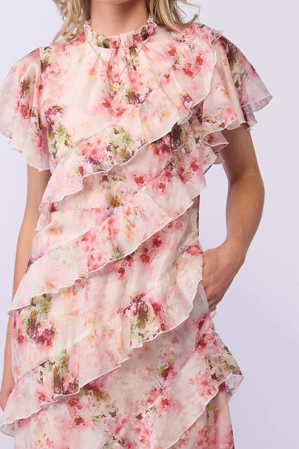 Freda Dress - Carnation