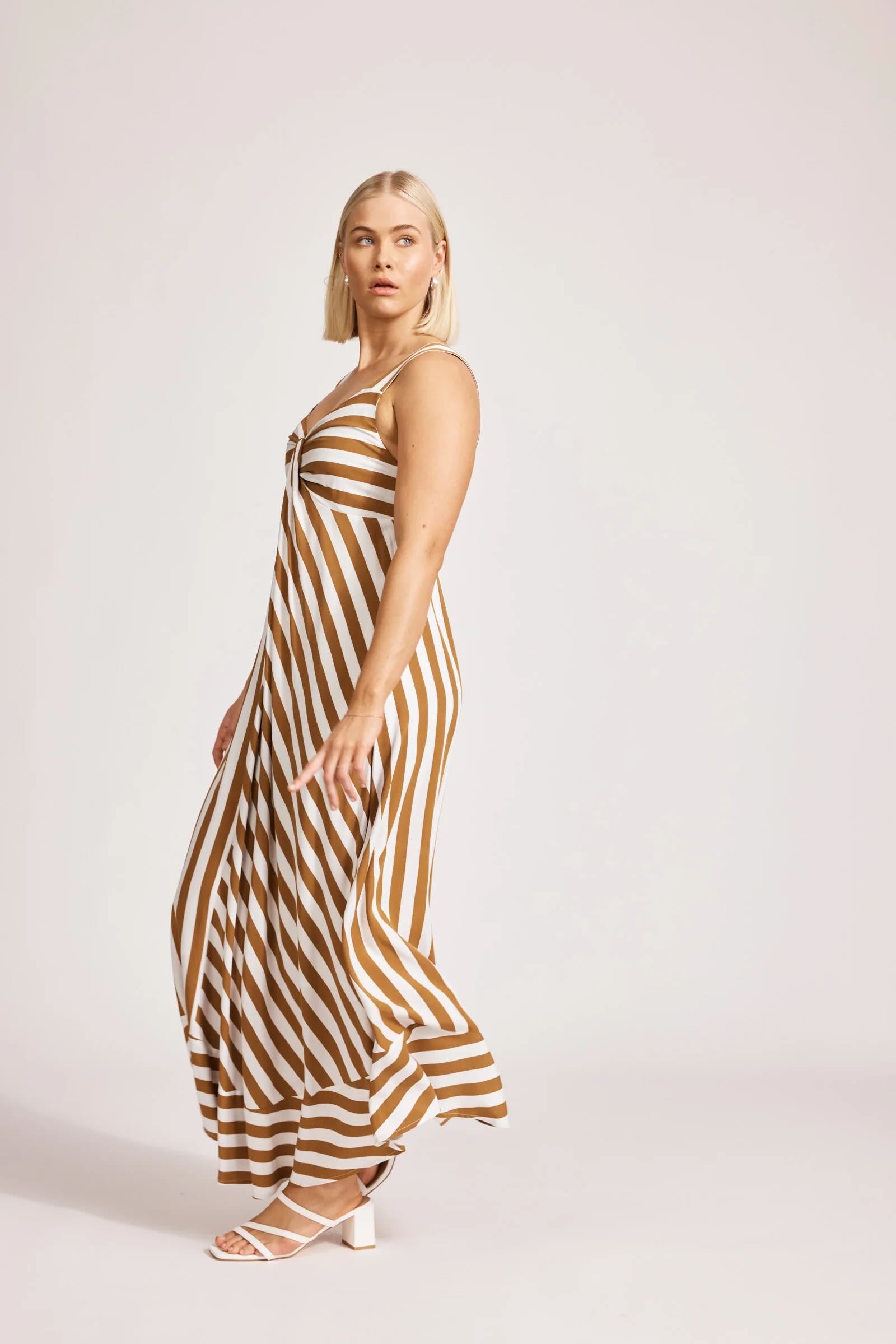 Treville Stripe Tank Maxi Dress