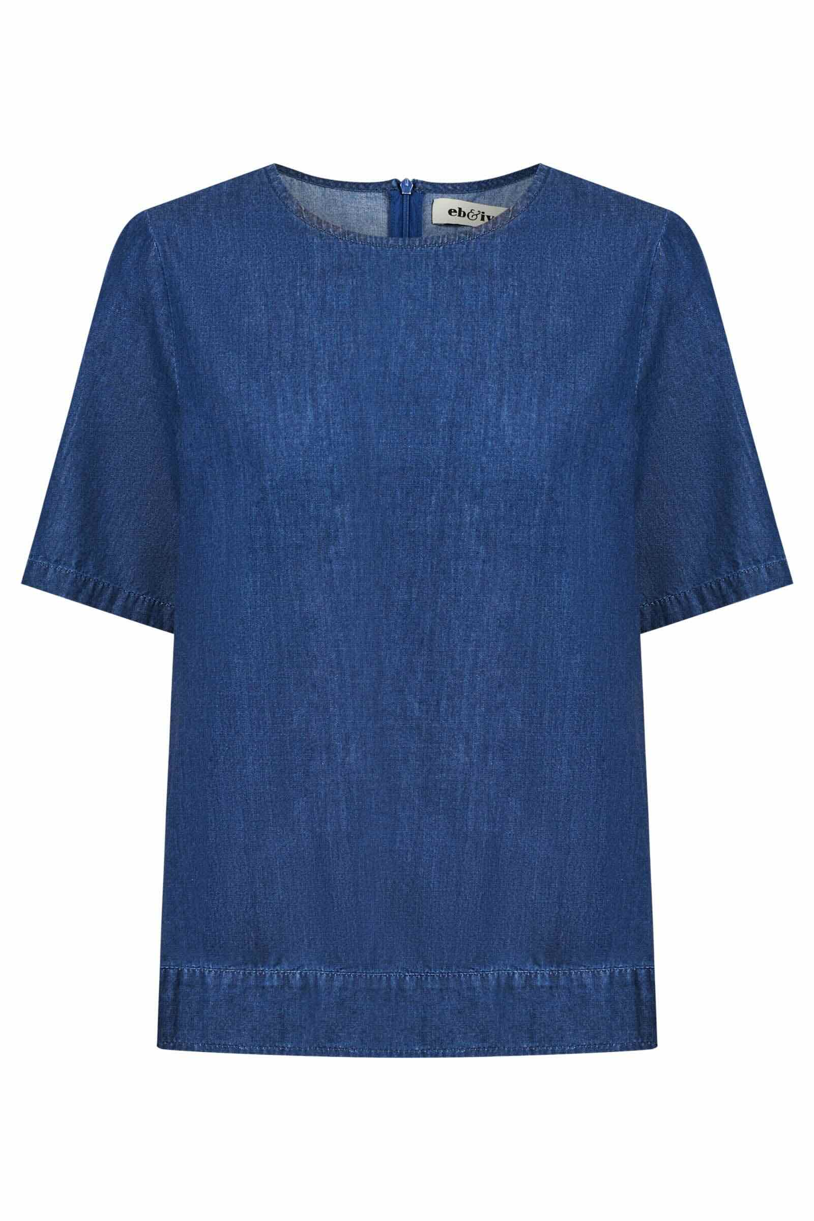 Melenia Denim Top