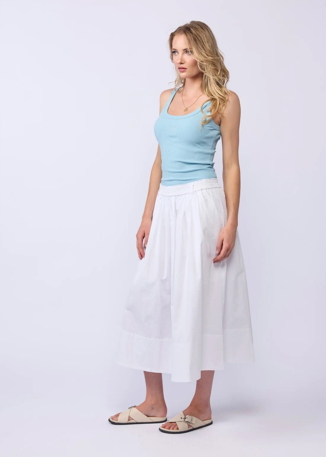 Direction Skirt - White