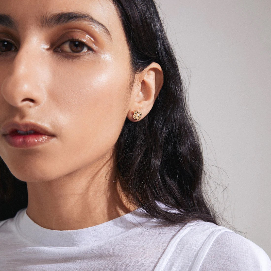 Pilgrim Inaya Recycled Earrings - Gold Plated
