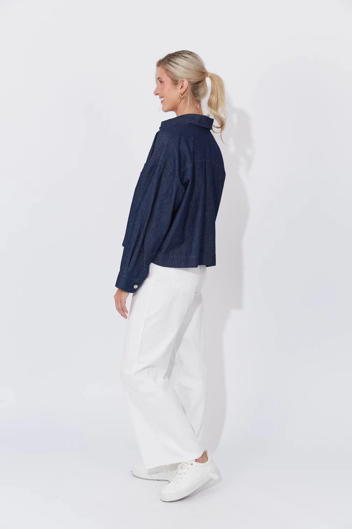 Austin Denim Crop Jacket