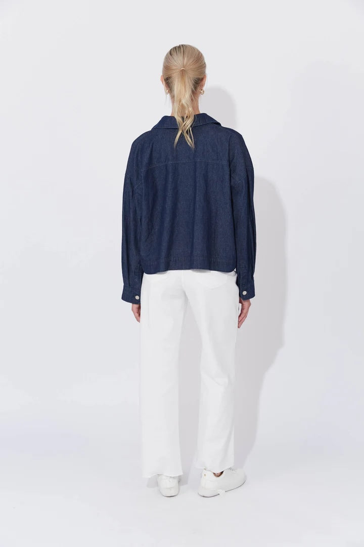 Austin Denim Crop Jacket