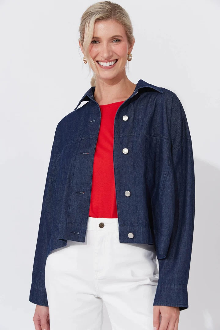 Austin Denim Crop Jacket