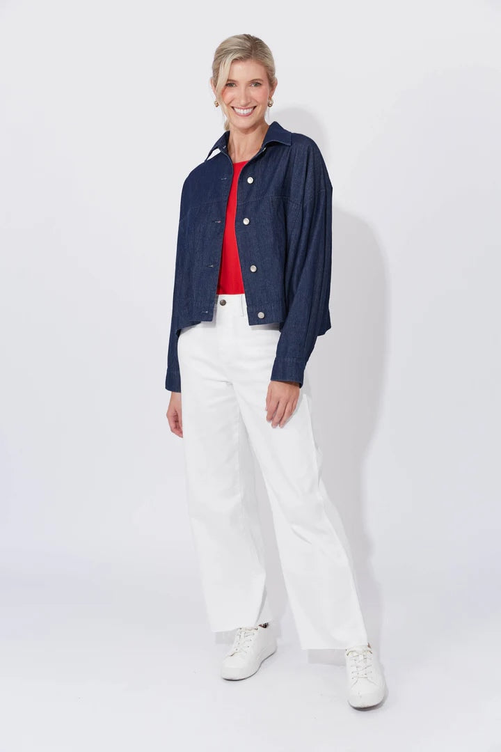 Austin Denim Crop Jacket