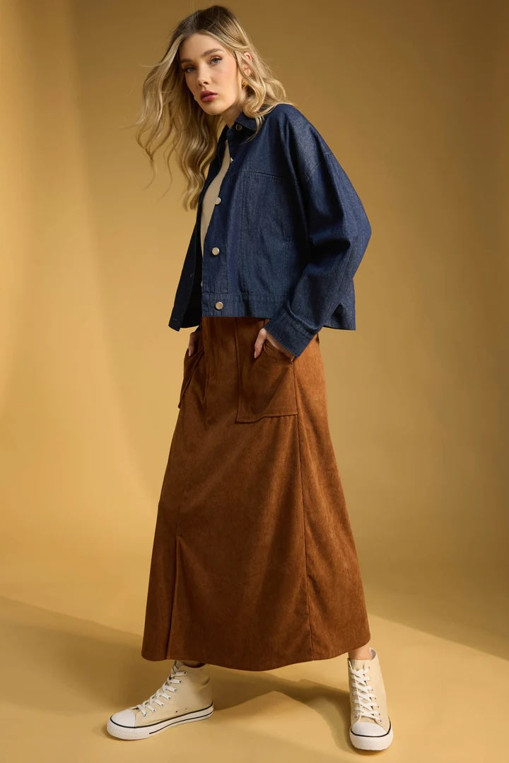 Austin Denim Crop Jacket