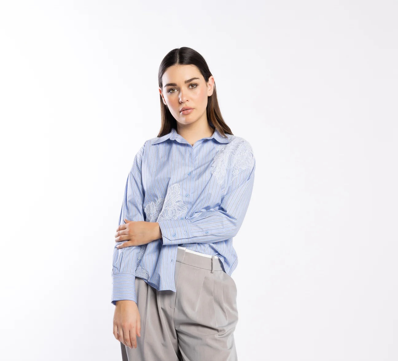 Marianne Shirt - Cornflower