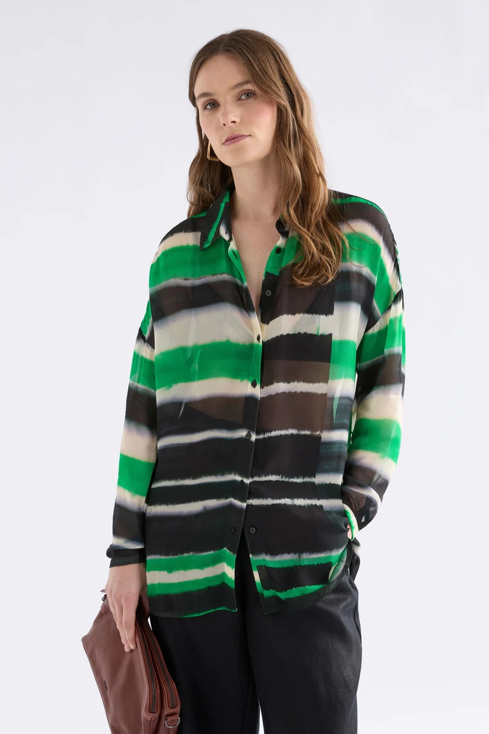 ELK Eir Sheer Shirt- Saillte Print