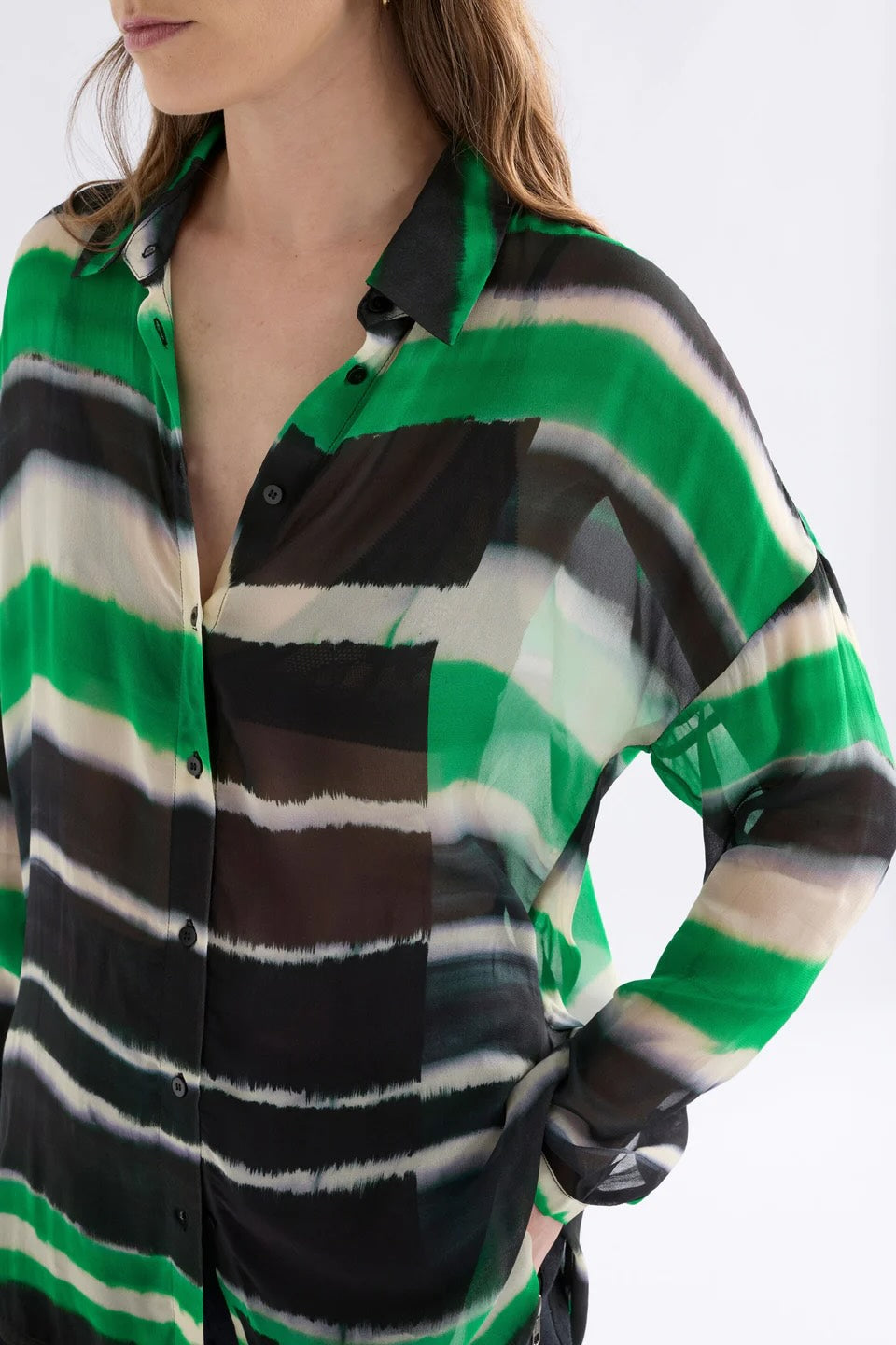 ELK Eir Sheer Shirt- Saillte Print