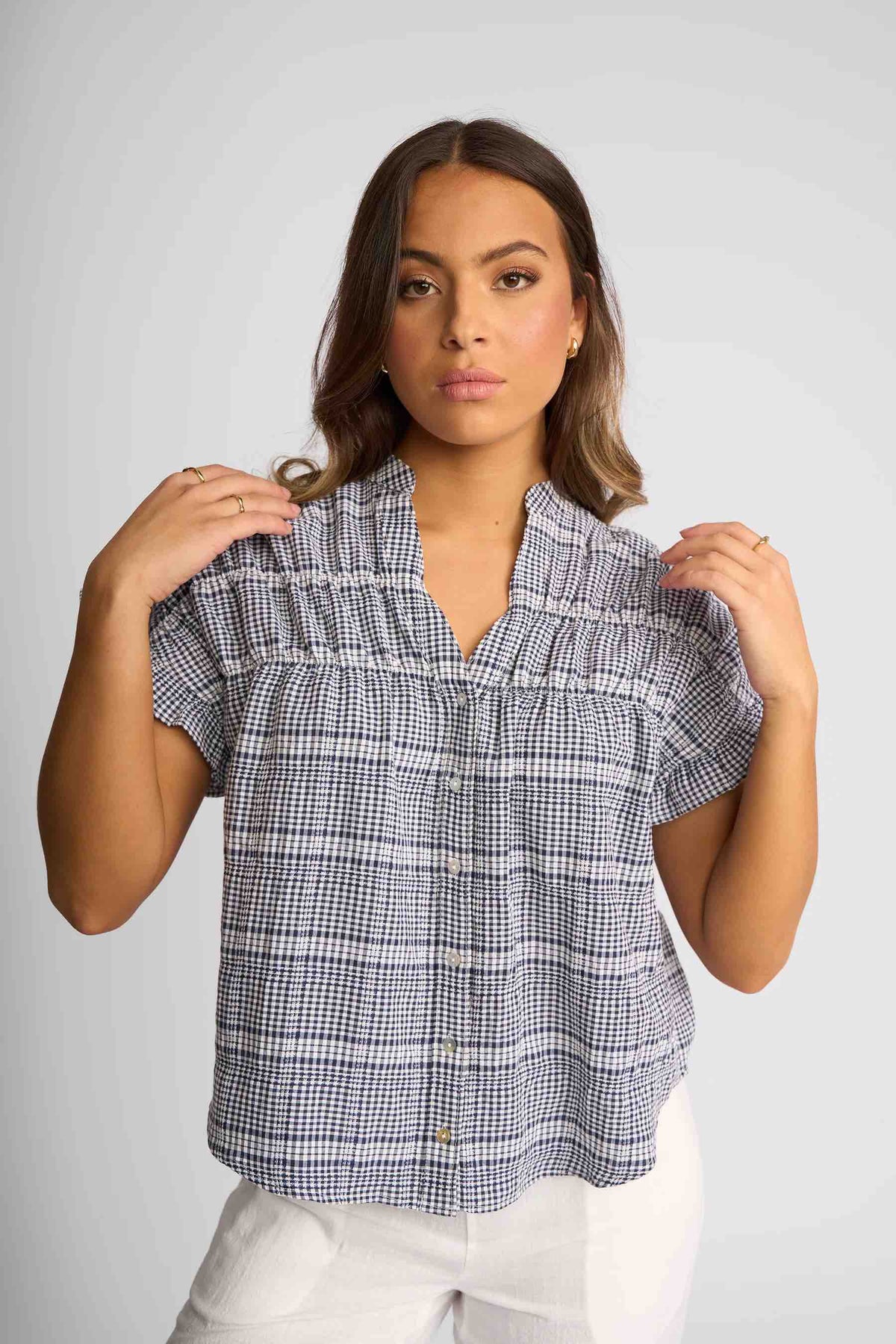 Addison Top - Gingham