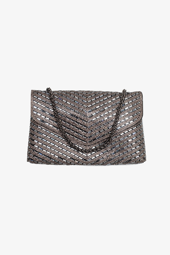 After Dark Clutch - Gunmetal