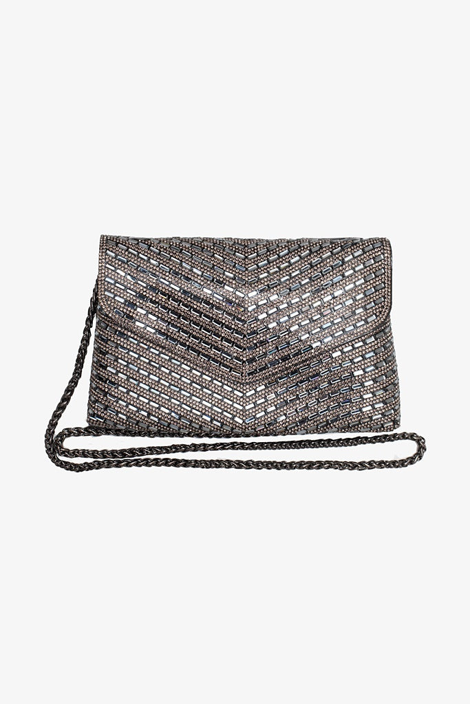 After Dark Clutch - Gunmetal