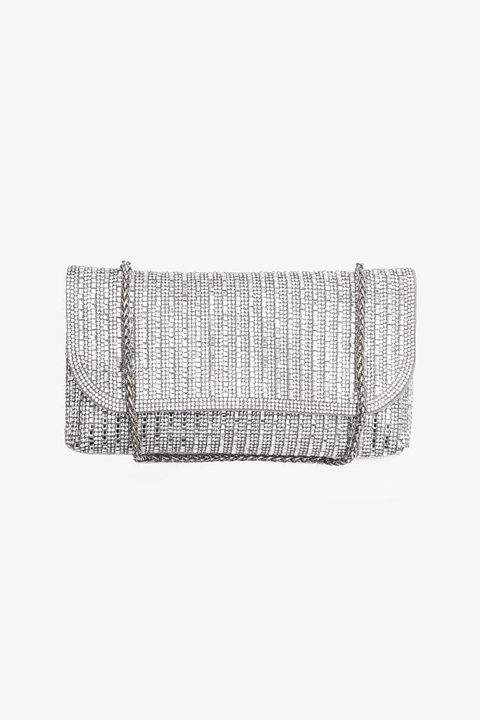 Estelle Clutch - Silver