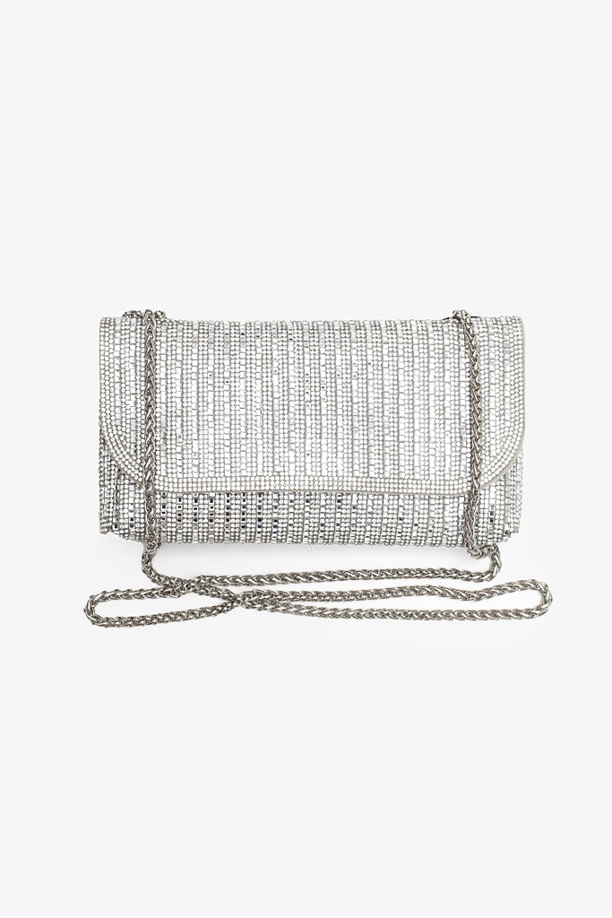Estelle Clutch - Silver