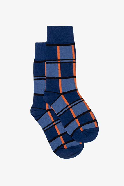 Plaid Check Sock