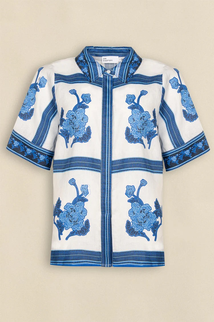 Pixel Top - Azure Collage