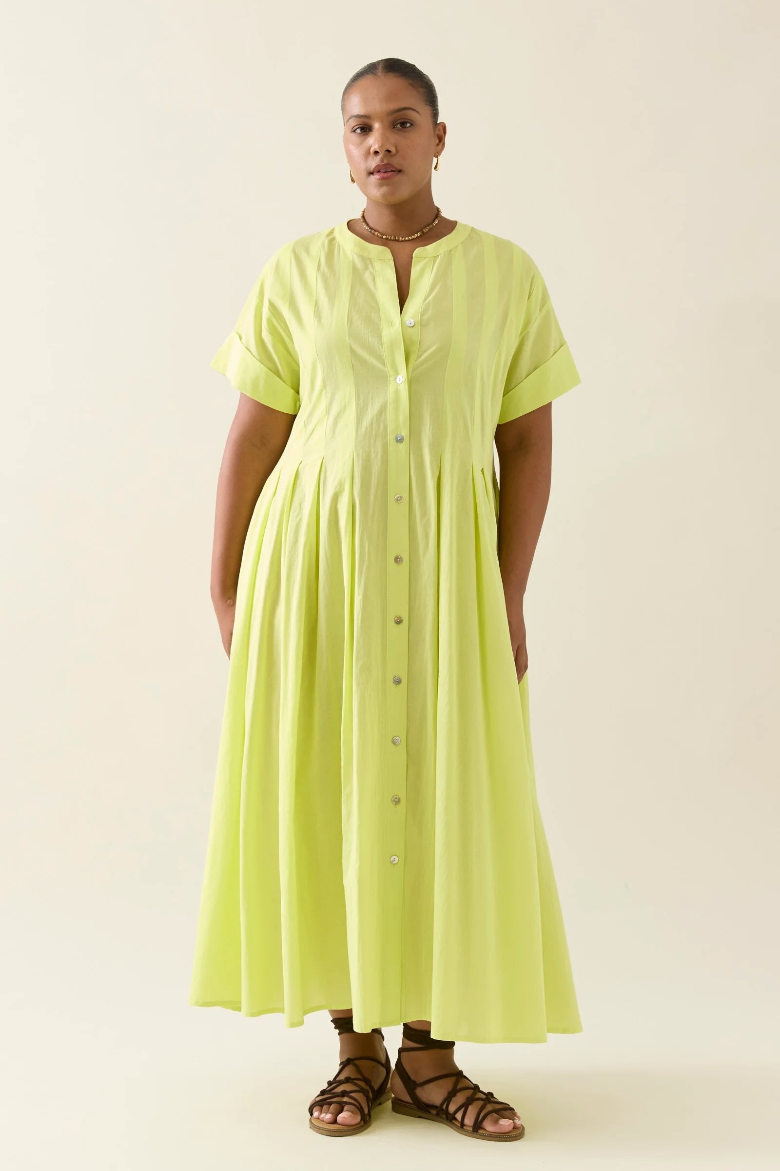 Aurora Pleat Maxi
