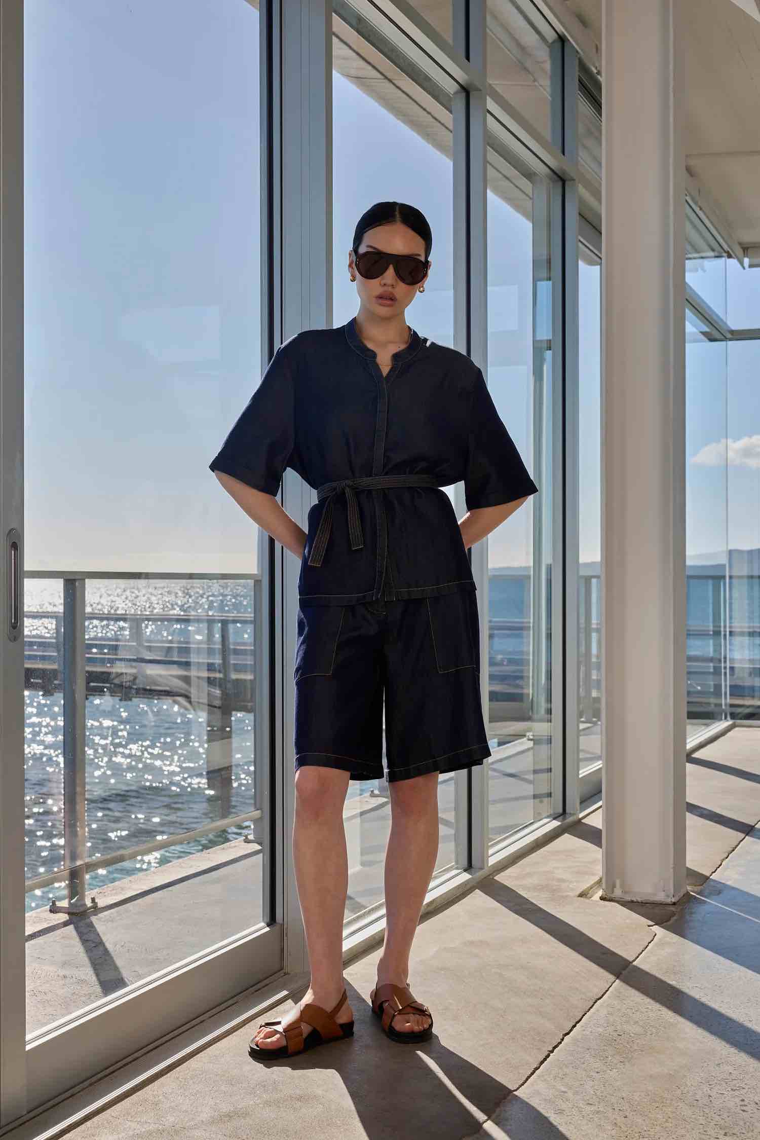 Axis Longline Short - Indigo