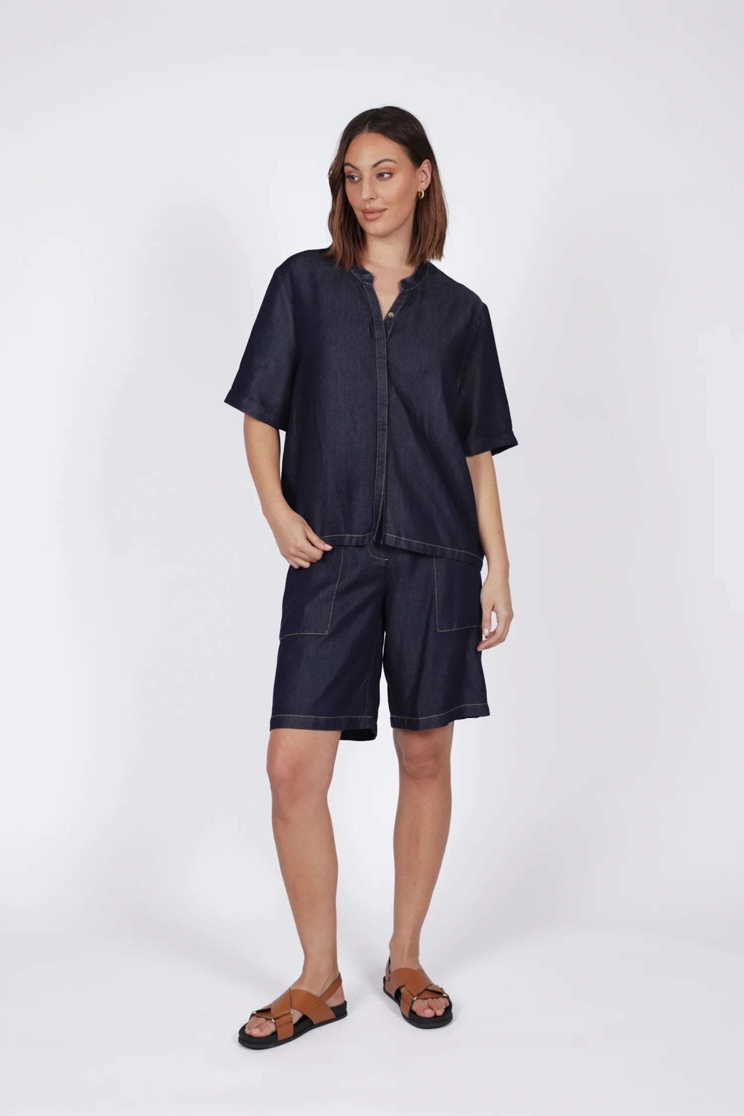 Axis Top - Indigo