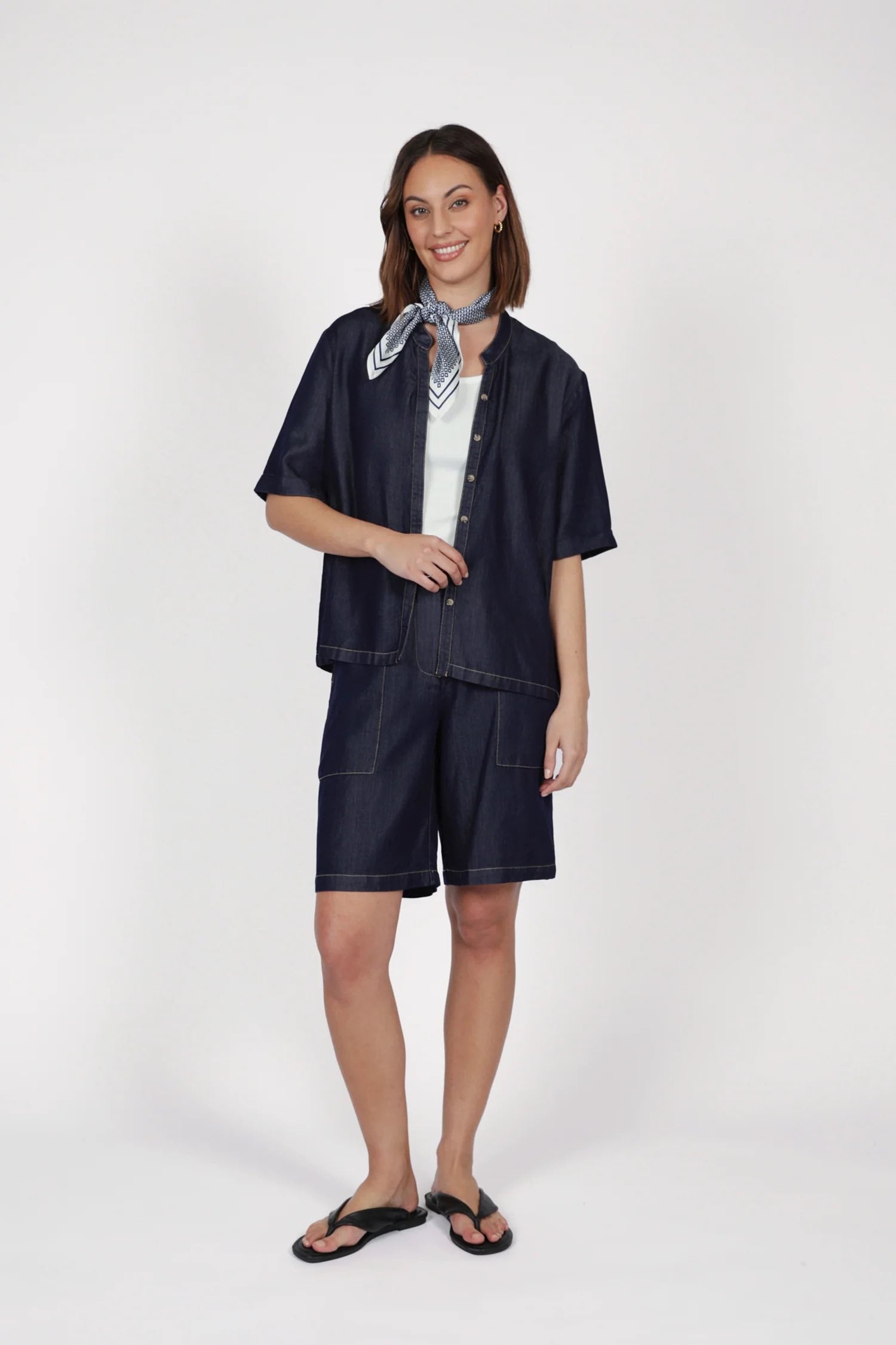 Axis Top - Indigo