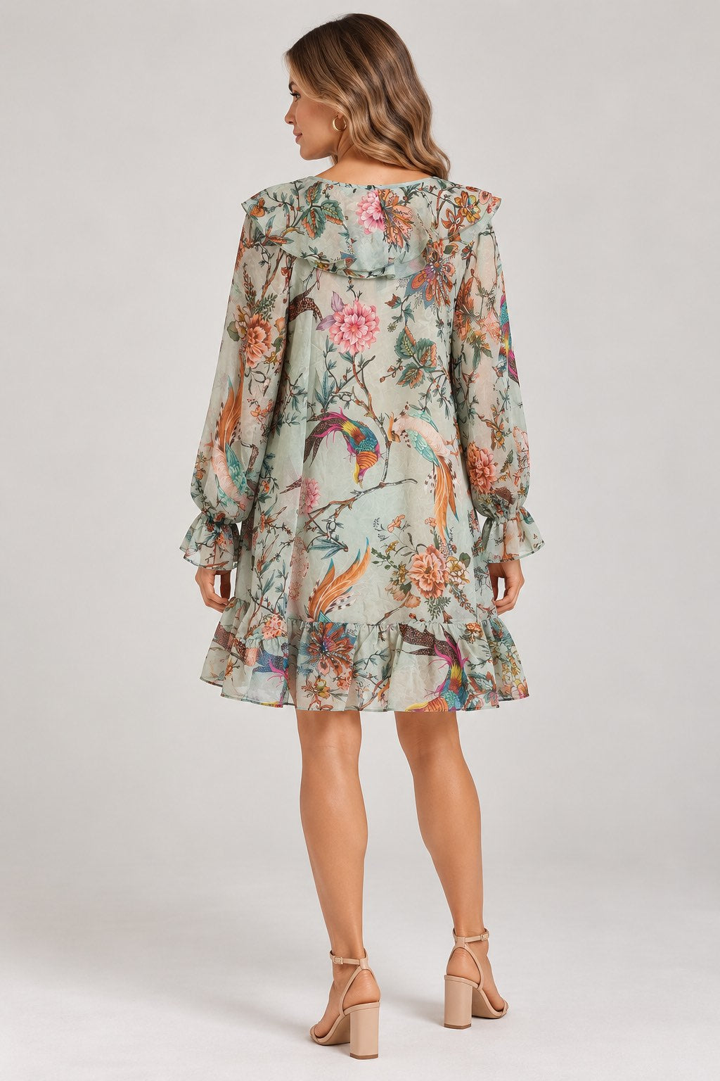 Dixie Abito Mini Dress - Salvia