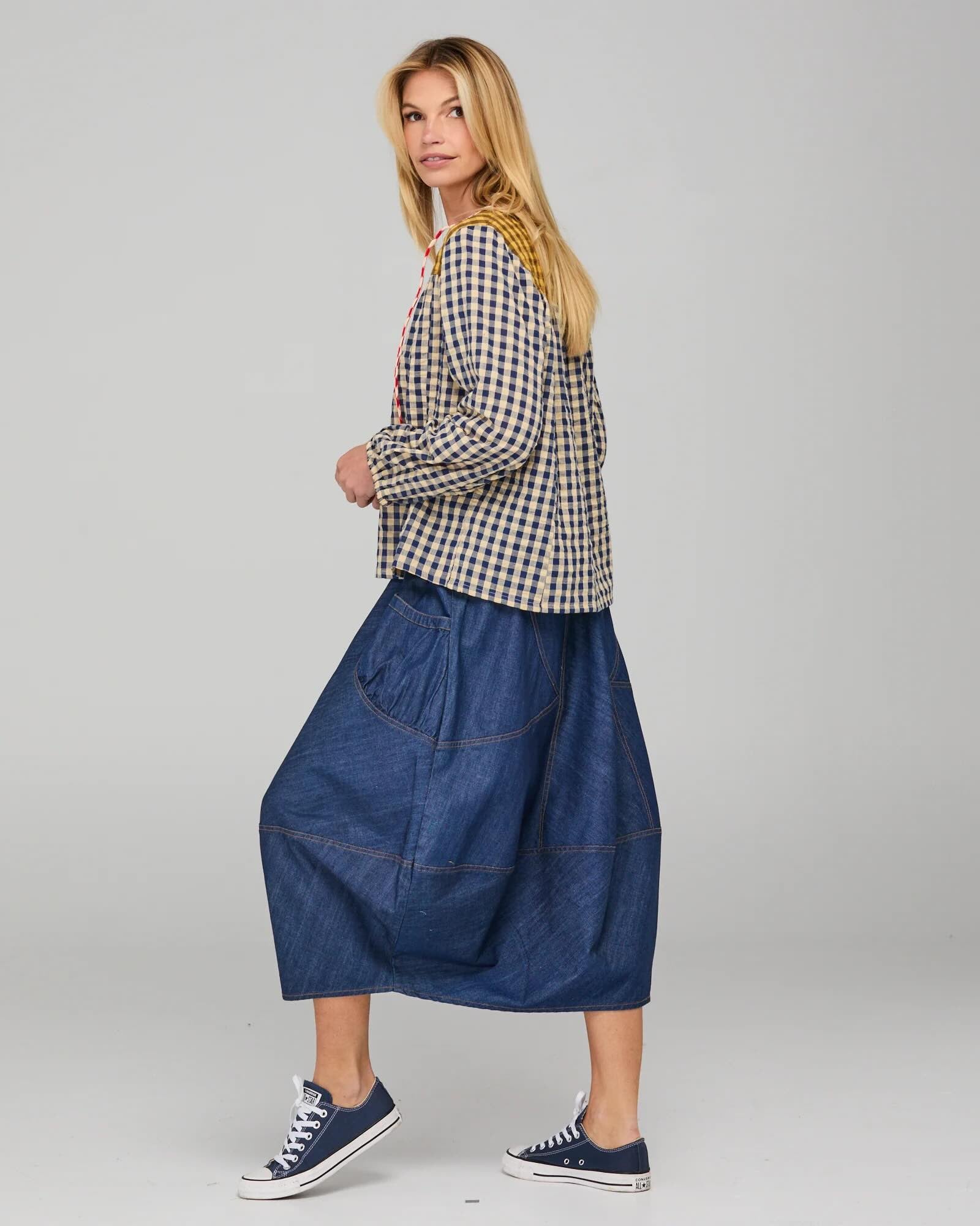 Guru Skirt - Dark Denim