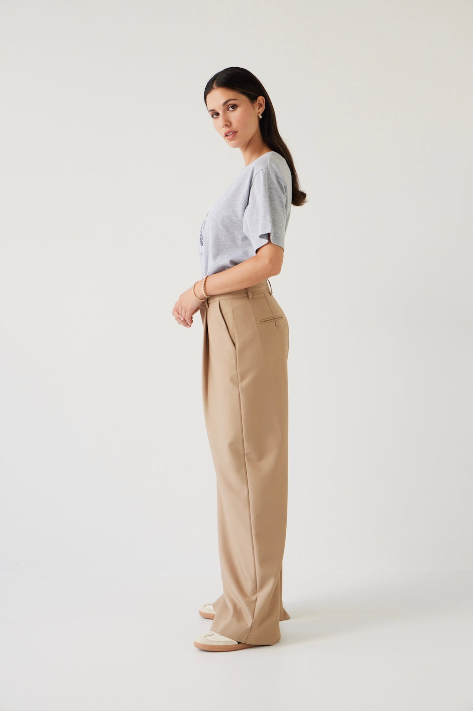 Boyfriend Pant - Sand Beige