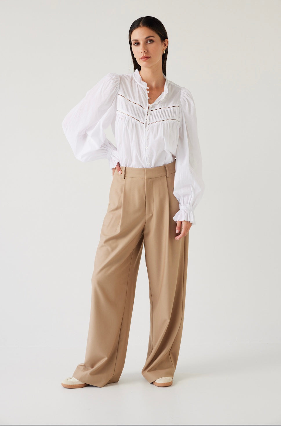 Boyfriend Pant - Sand Beige