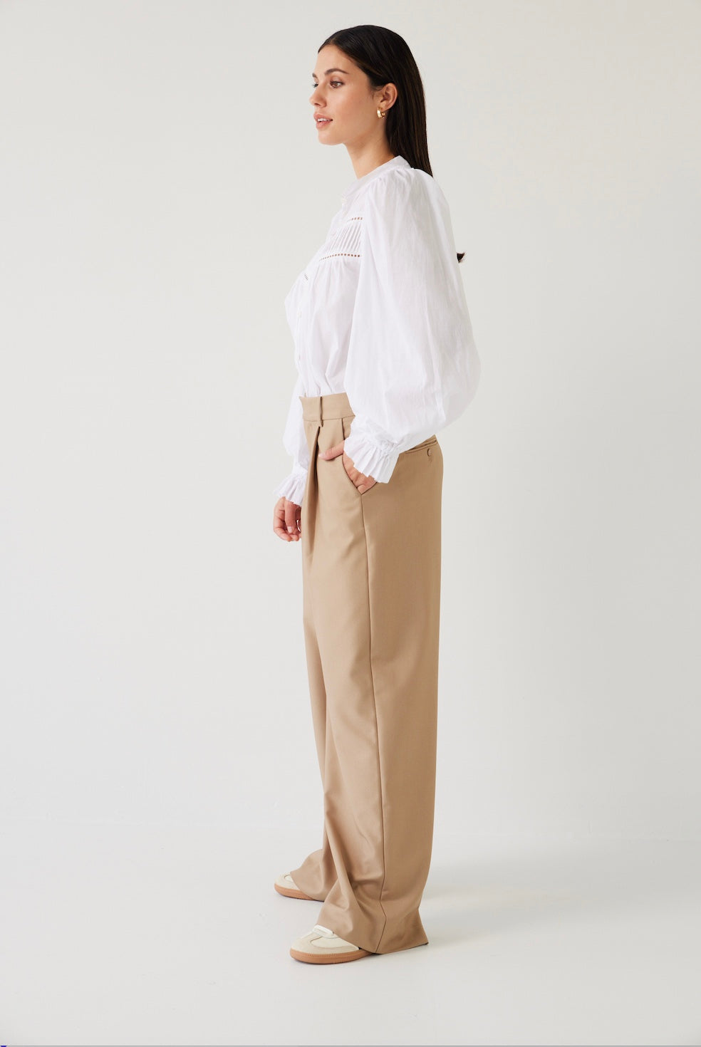 Boyfriend Pant - Sand Beige