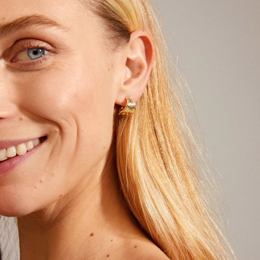 Pilgrim Brenda Recycled Earrings - Gold Plated