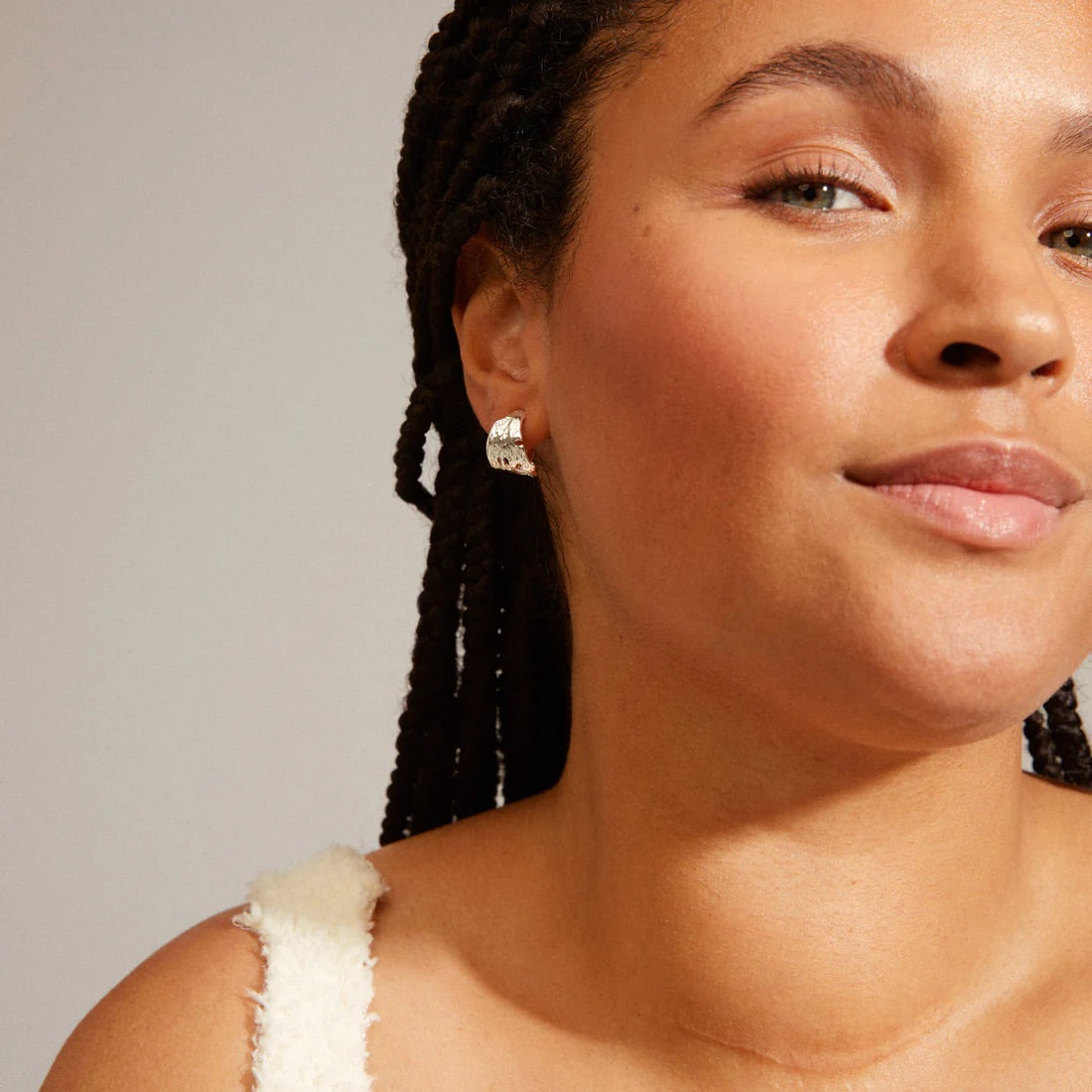Pilgrim Brenda Recycled Earrings - Silver Plated