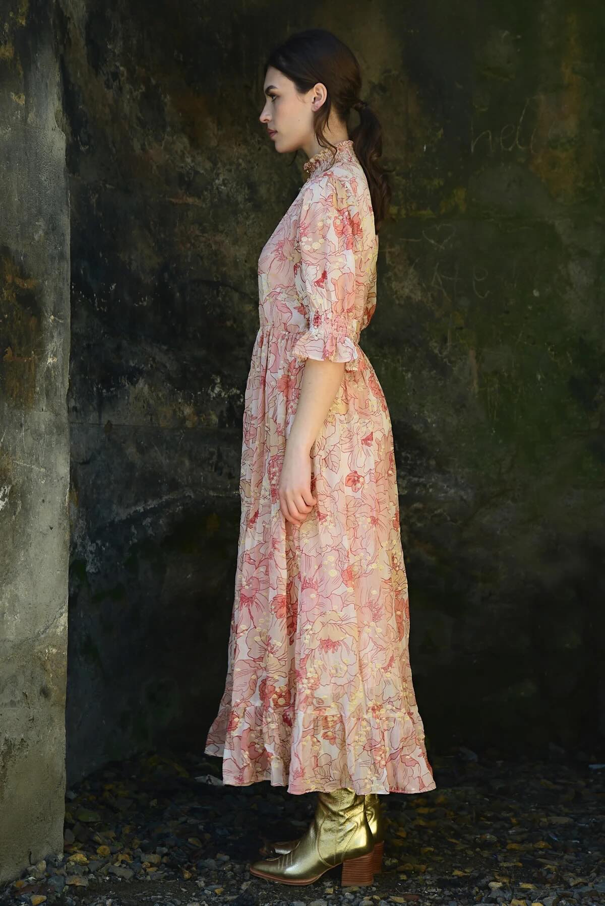 High Society Dress - Camellia Dream