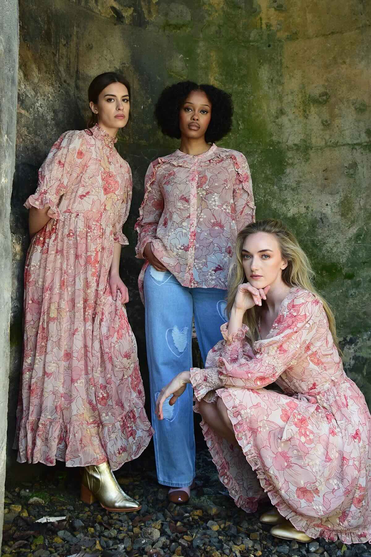 High Society Dress - Camellia Dream