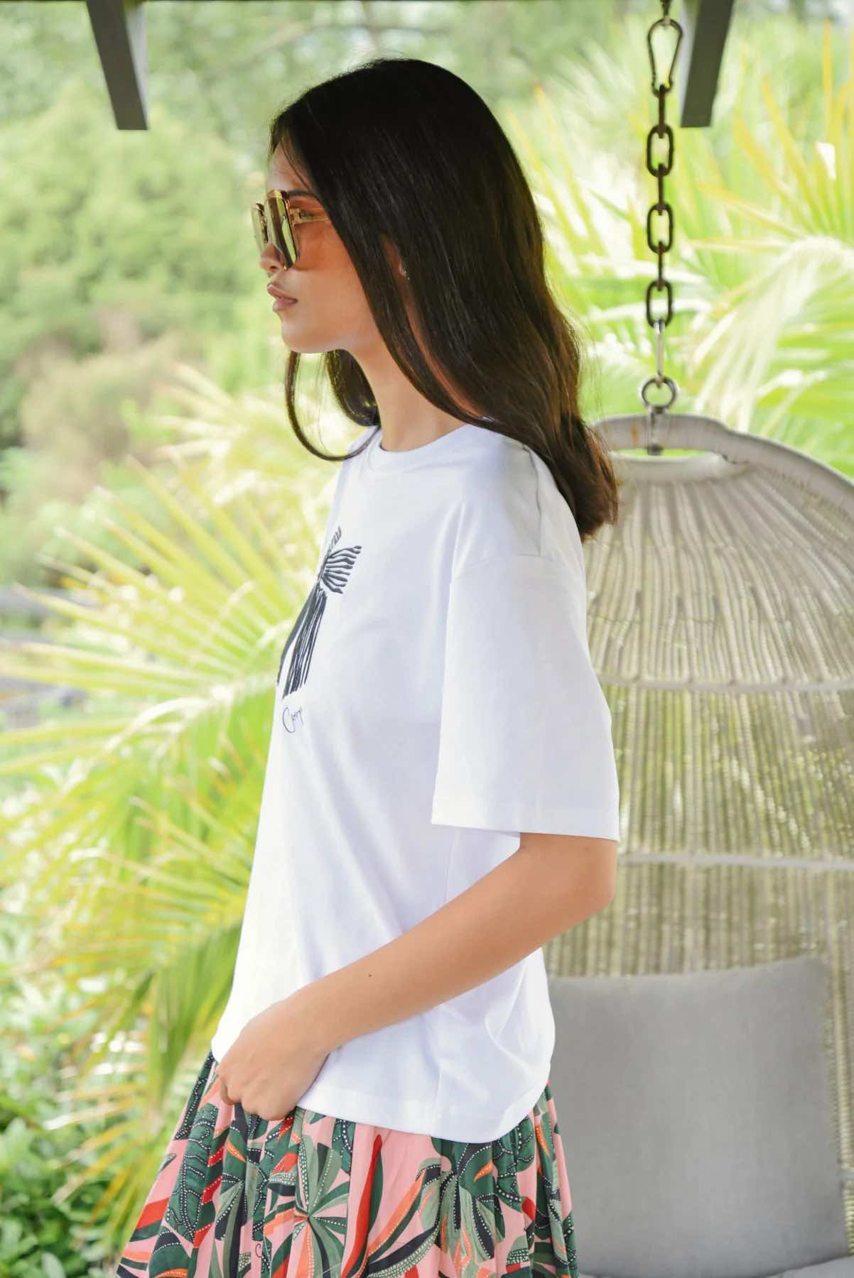 Gotta Bow T-Shirt - White & Black