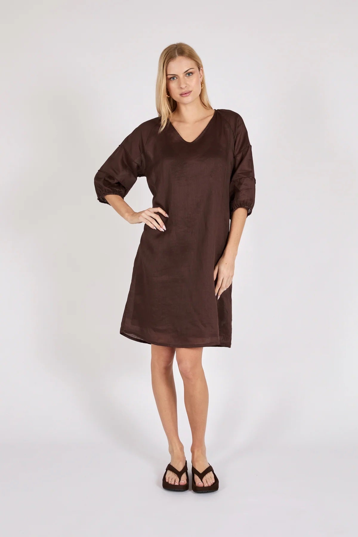 Cabana Dress - Chocolate