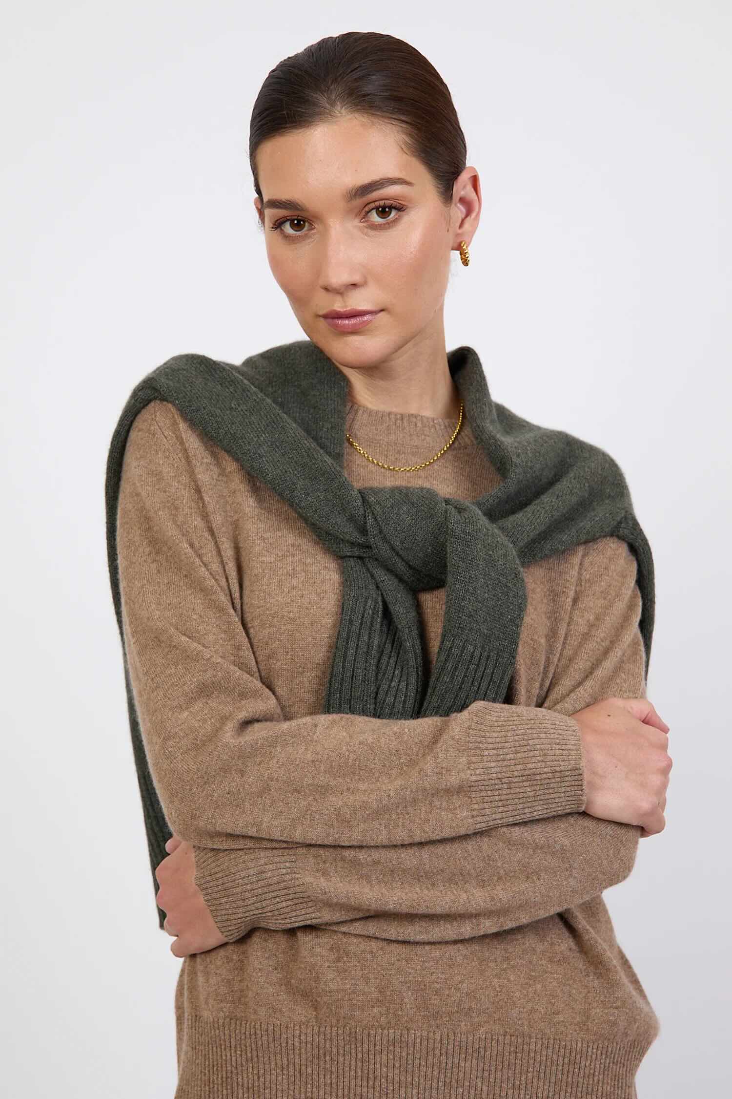 Cashmere Crew - Nutmeg