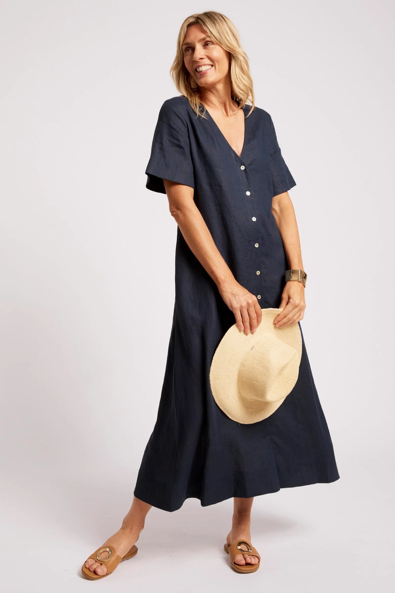 Cove Maxi Dress - Indigo