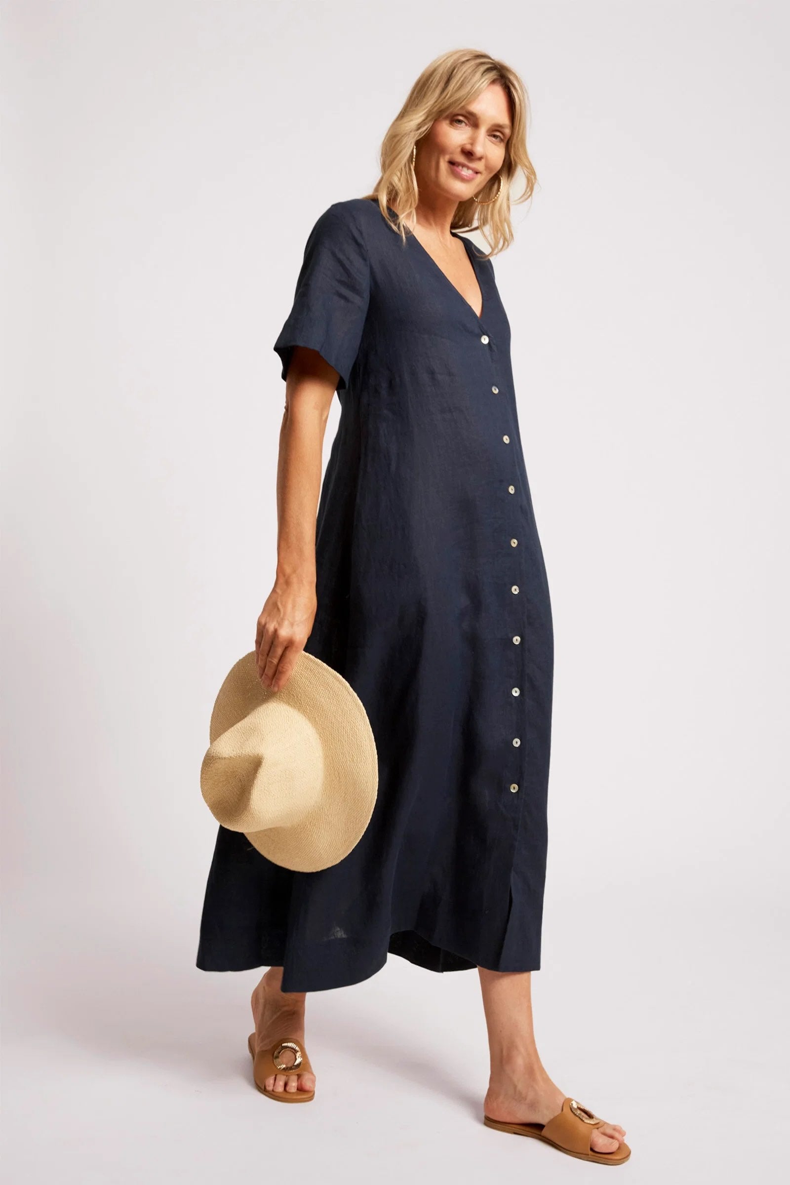 Cove Maxi Dress - Indigo