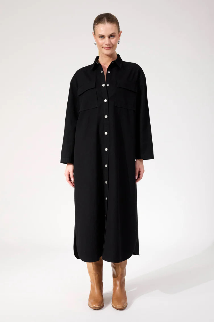 Denver Denim Shirt Dress
