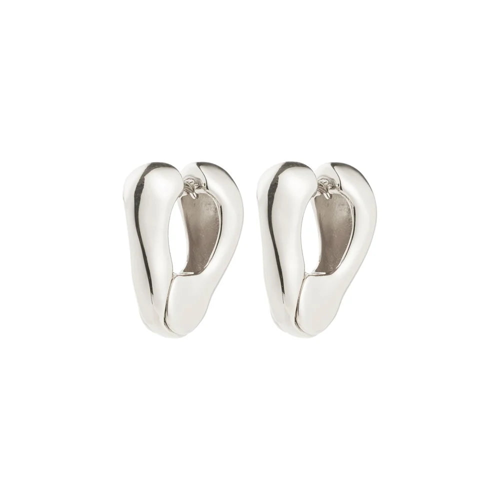 Free Recycled Earrings - Silver Plated