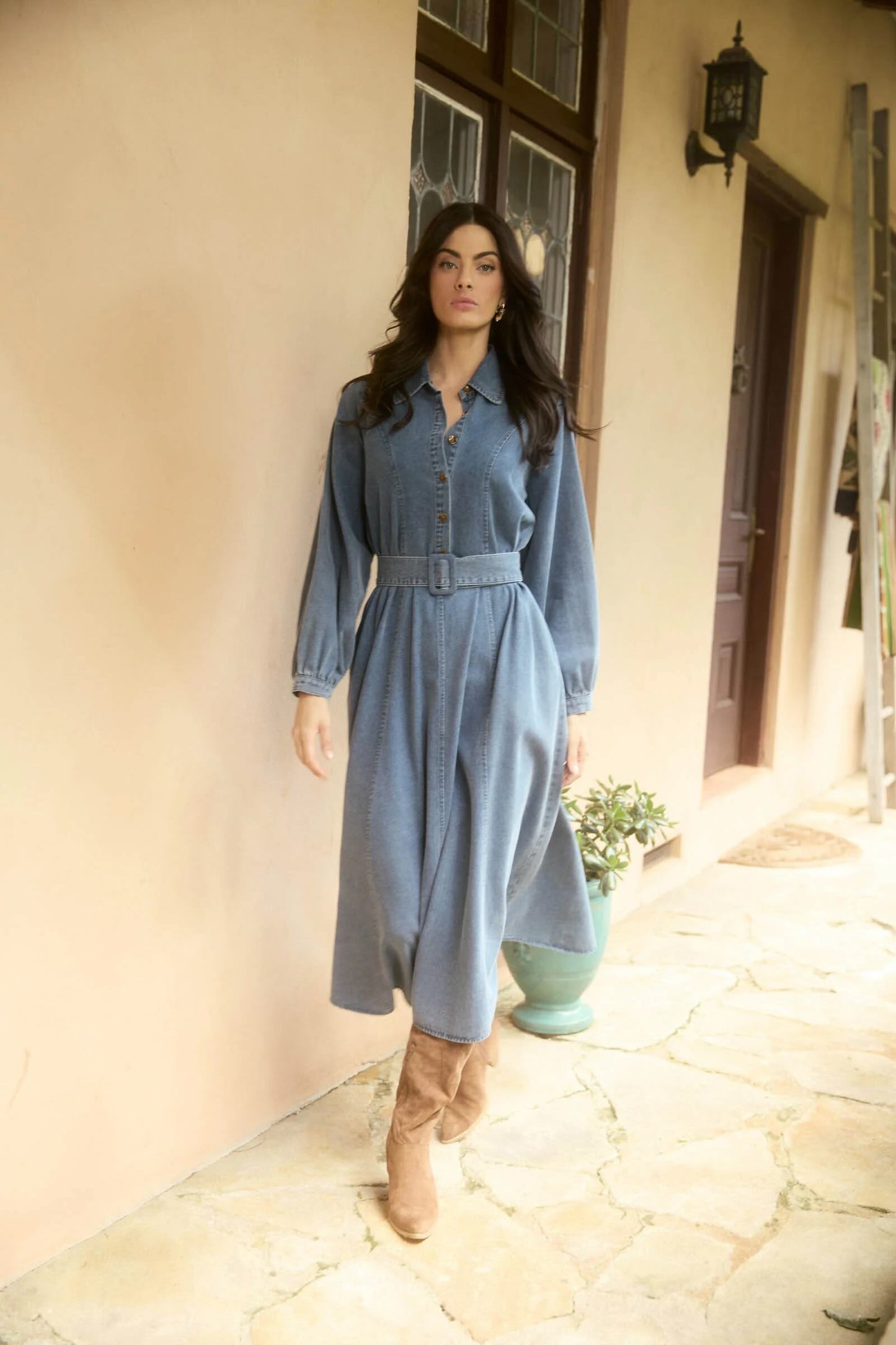 Freya Dress - Denim