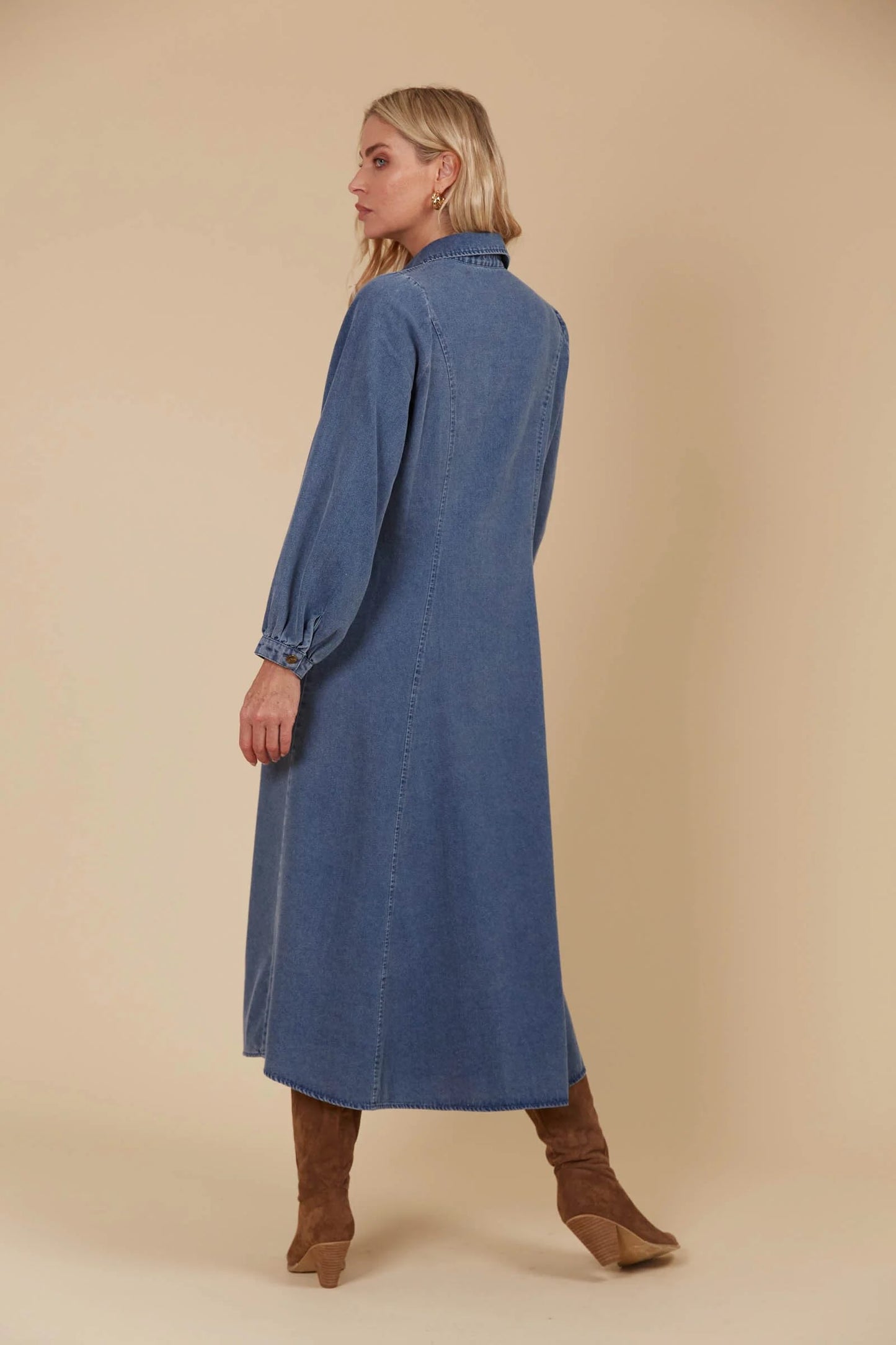 Freya Dress - Denim
