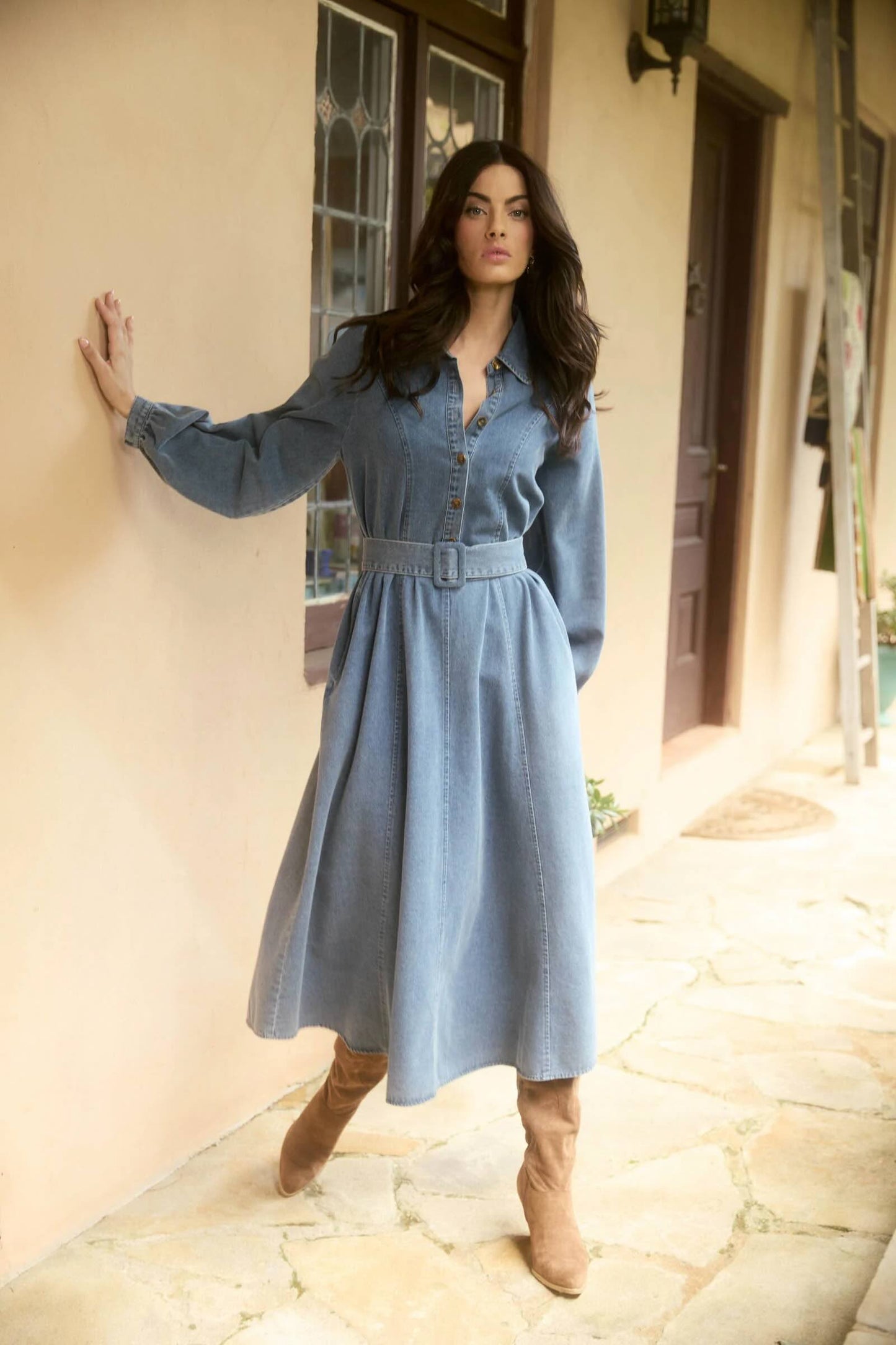 Freya Dress - Denim