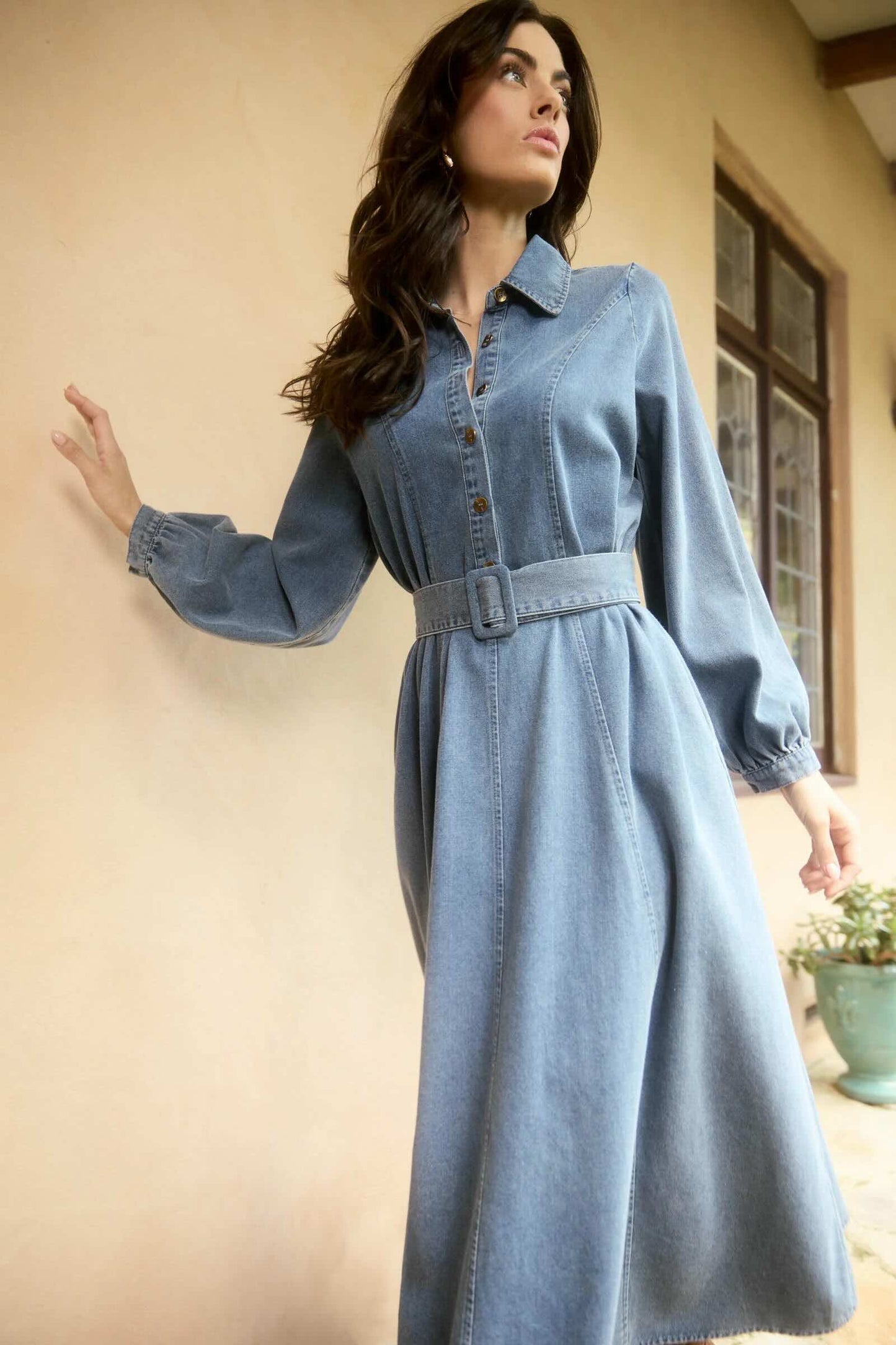 Freya Dress - Denim