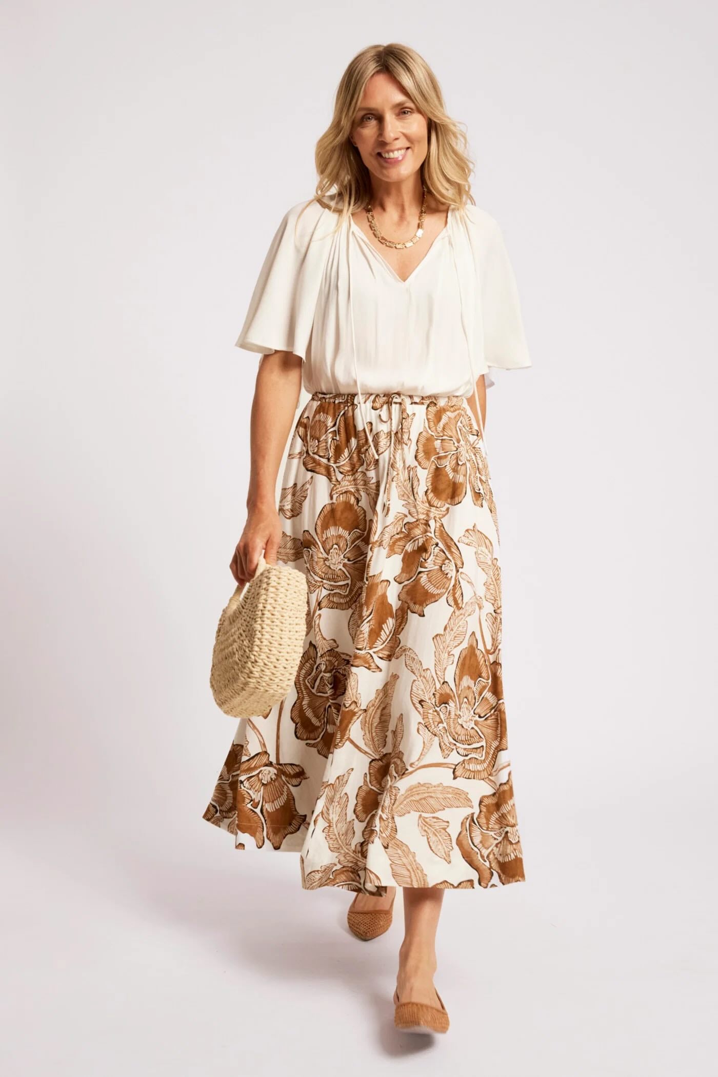 Gala Maxi Skirt - Dune