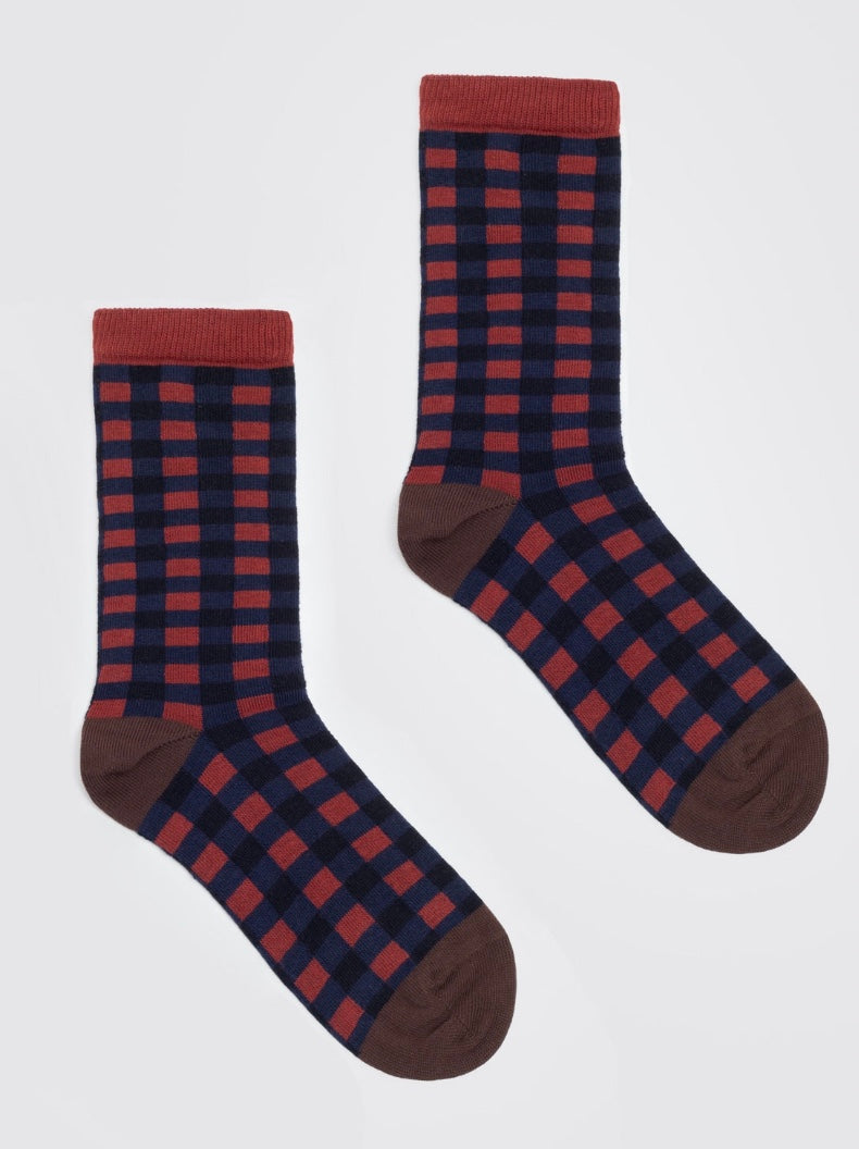 Nice things Gingham Socks