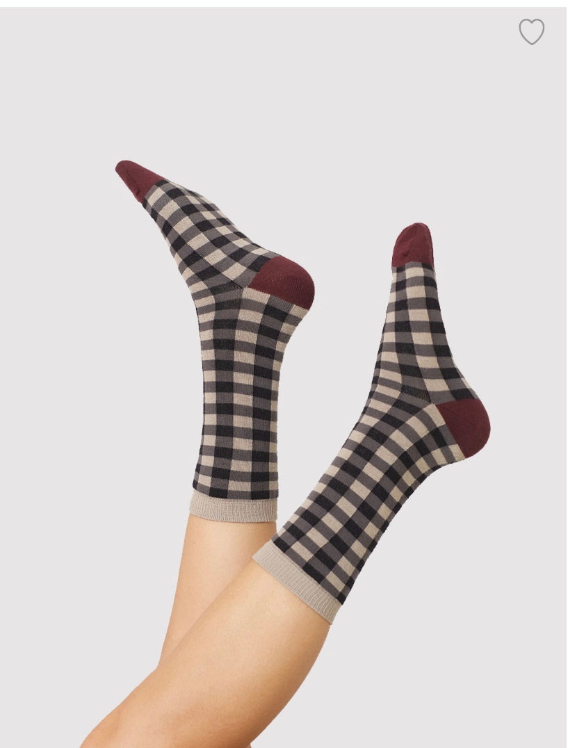 Nice things Gingham Socks