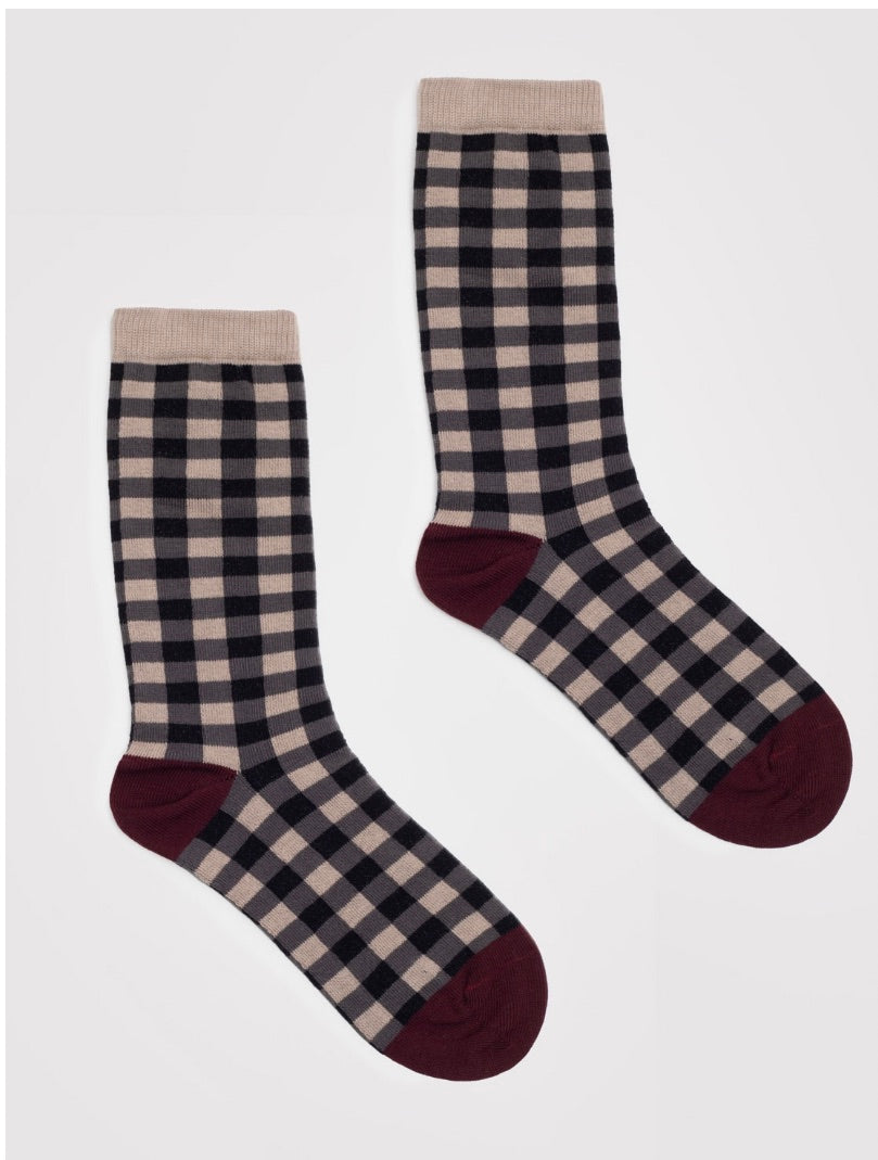 Nice things Gingham Socks